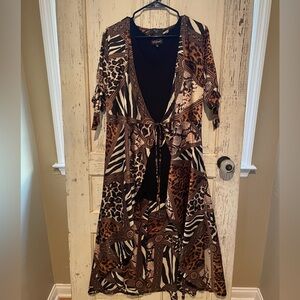 22- AX Paris Mixed Animal Print Kimono